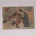 Kuniyoshi Utagawa. Shunga. Erotick hrtky I.