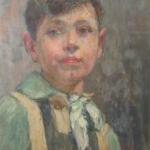 Koppe Ji Gustav : Portrt chlapce, dat. 1949