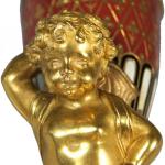 Podstavec k lamp - smalty - zlacen bronz