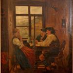 Hermann Graf. Pijci piva. 153 x 104cm. 19. stol
