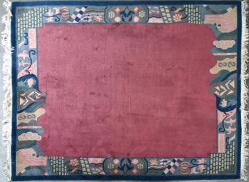 Modern Tibetsk koberec. Run vzan. 296 X 250