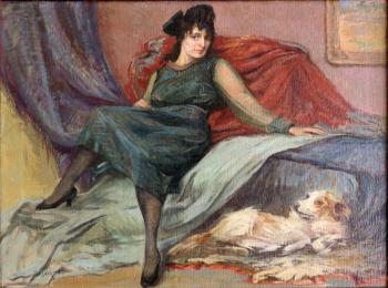 Karel Nejedl (1873 - 1927), Dma na divanu