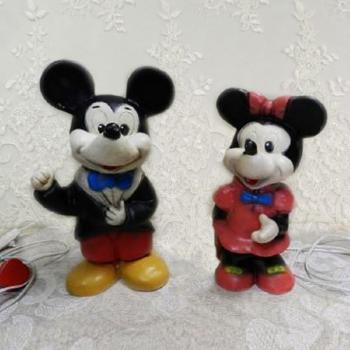 Retro prov lampiky, Micky Mouse - Walt Disney