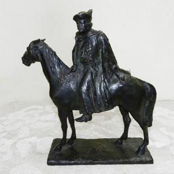 Bronzov socha, jezdec na koni - Rakousko-Uhersko