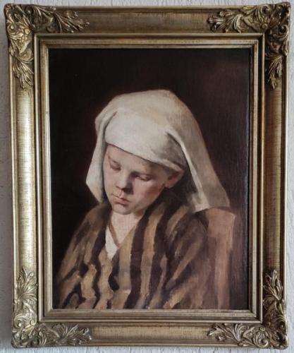 Jelnek Josef : Portrt chlapce, dat. 1890