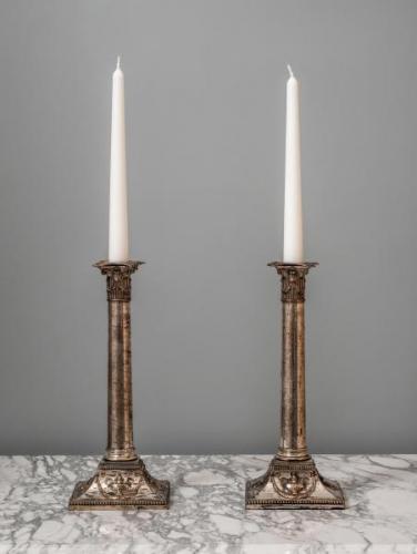 Starožitné párové neoklasicistní svícny Starožitné párové neoklasicistní svícny