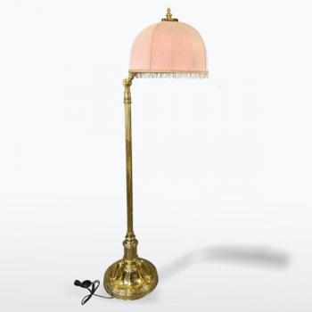 Stojací mosazná lampa Stojací mosazná lampa