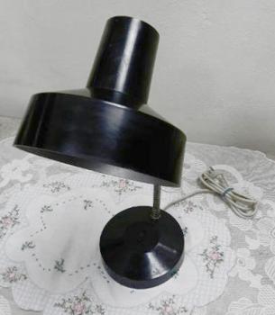 Černá bakelitová stolní Lampa E40 Černá bakelitová stolní Lampa E40