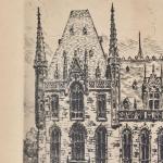 Bruggy – dvojice originálních kreseb tuší od Y. Br Bruggy – dvojice originálních kreseb tuší od Y. Br