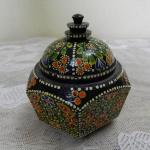 Ručně malovaná dřevěná dóza - Alois Petrus Ručně malovaná dřevěná dóza - Alois Petrus