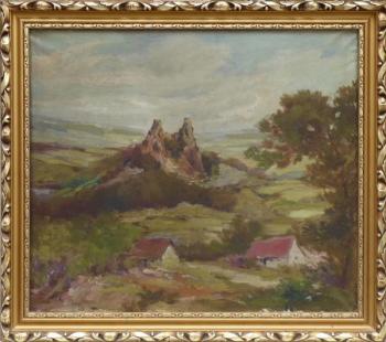 F. Váň - Pohled na Trosky F. Váň - Pohled na Trosky