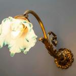 Nástěnná lampa / aplika zlacený bronz Nástěnná lampa / aplika zlacený bronz