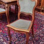 Neorokokové židle z masivního dubu Neorokokové židle z masivního dubu
