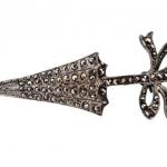 STŘÍBRNÁ LUXUSNÍ SECESNÍ BROŽ DEŠTNÍČEK STŘÍBRNÁ LUXUSNÍ SECESNÍ BROŽ DEŠTNÍČEK