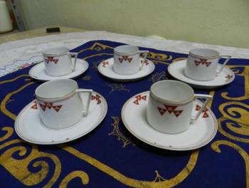 Šálky s podšálky JAEGER & Co Marktredwitz Holwein Šálky s podšálky JAEGER & Co Marktredwitz Holwein