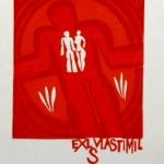 Miroslav Houra - 3x Ex libris Vlastimil, PF 1974,  Miroslav Houra - 3x Ex libris Vlastimil, PF 1974,