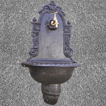 Hnědá litinová výlevka Hnědá litinová výlevka