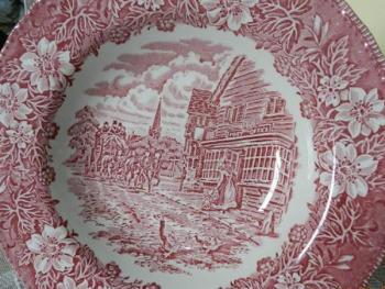 Talíře Staffordshire England 2 kusy Talíře Staffordshire England 2 kusy