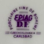 Talíř - Rudá hvězda Praha, zn. Epiag  Talíř - Rudá hvězda Praha, zn. Epiag