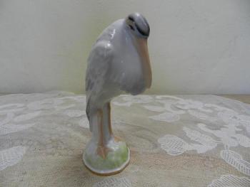Porcelánová soška ptáka marabu - Thun, Klášterec Porcelánová soška ptáka marabu - Thun, Klášterec