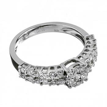 Zlatý prsten s brilianty Zlatý prsten s brilianty