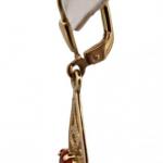 ZLATÉ NÁUŠNICE S OHNIVÝM OPÁLEM ZLATÉ NÁUŠNICE S OHNIVÝM OPÁLEM