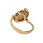 Prsten s opálem a diamanty Prsten s opálem a diamanty