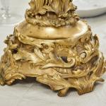 Luxusní mosazné svícny v rokokovém stylu. 79 cm Luxusní mosazné svícny v rokokovém stylu. 79 cm