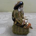 Japonská bohatě zdobená soška, bůžek, Satsuma Japonská bohatě zdobená soška, bůžek, Satsuma