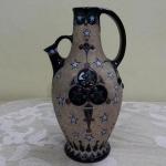 Keramický džbán plastický reliéf - Amphora Teplice Keramický džbán plastický reliéf - Amphora Teplice