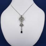 Au 585/1000/ 8,15 g, safír, diamanty 0,80 ct Au 585/1000/ 8,15 g, safír, diamanty 0,80 ct