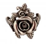 STŘÍBRNÝ STAROŽITNÝ PRSTEN - RŮŽE STŘÍBRNÝ STAROŽITNÝ PRSTEN - RŮŽE