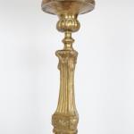 Starožitná stojací lampa z kostelního svícnu Starožitná stojací lampa z kostelního svícnu