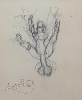 František Kupka (1871-1957) - Erotická Kompozice František Kupka (1871-1957) - Erotická Kompozice