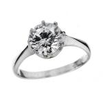 Zlatý prsten s briliantem Zlatý prsten s briliantem