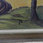 Obraz, krajina, olej na plátně, signováno Obraz, krajina, olej na plátně, signováno