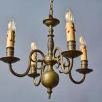Starožitný bronzový lustr, Vlámsko, 1850 Starožitný bronzový lustr, Vlámsko, 1850