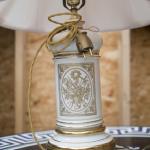 Detail porcelánové lampy Detail porcelánové lampy