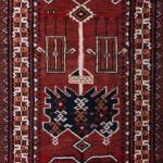 Afghánský koberec Kargahi. Vlna. 149 x 93 Afghánský koberec Kargahi. Vlna. 149 x 93