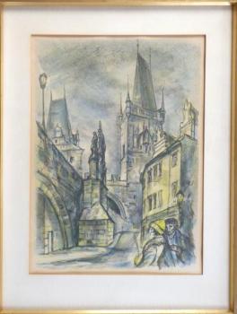 Rastislav Michal - Na Malé Straně pod Karlovým mos Rastislav Michal - Na Malé Straně pod Karlovým mos