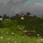 K. Škrabálek: Letní krajina K. Škrabálek: Letní krajina