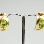 Zlaté náušnice s peridoty Zlaté náušnice s peridoty