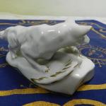 Zlacená porcelánová soška, liška - Horní Slavkov Zlacená porcelánová soška, liška - Horní Slavkov