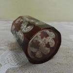 Zlacená sklenice, rubínová lazura - 19. stol. Zlacená sklenice, rubínová lazura - 19. stol.