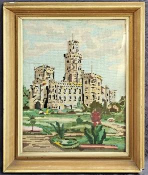 Zámek Hluboká, výšivka  Zámek Hluboká, výšivka