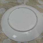 Kameninový talíř malovaný kobaltem Kameninový talíř malovaný kobaltem