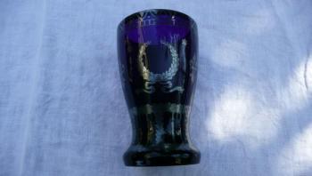 Sklenice 19 století modrá Sklenice 19 století modrá