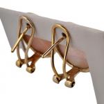 ZLATÉ NÁUŠNICE ”PERLEŤOVÉ KNOFLÍČKY” S KYTIČKAMI  ZLATÉ NÁUŠNICE ”PERLEŤOVÉ KNOFLÍČKY” S KYTIČKAMI