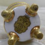 Empírový zlacený hrnek na nožičkách - Karlsbad Empírový zlacený hrnek na nožičkách - Karlsbad