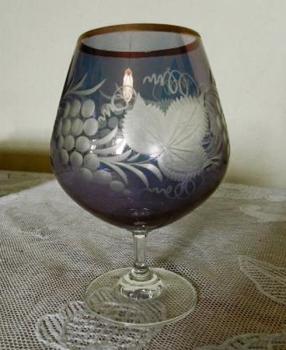 Sklenice na víno s motivem vinné révy 6 ks Sklenice na víno s motivem vinné révy 6 ks